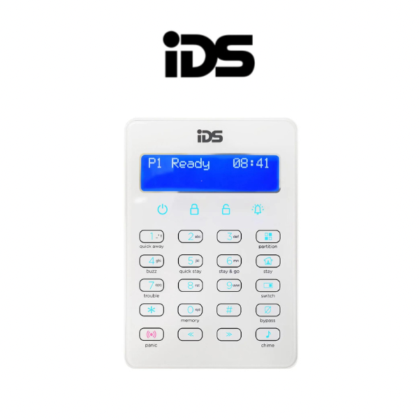 IDS XSeries Touch LCD Keypad | White