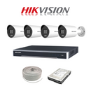 Hikvision 8ch IP ColorVu NVR kit - 8ch 4K NVR - 4 x 4MP IP ColorVu cameras - 2TB HDD -100m Cable - Colour Night Vision