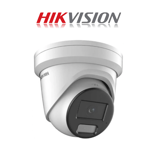 Hikvision 4 MP Smart Hybrid Light with ColorVu Fixed Turret Network Camera