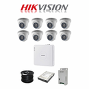 HikVision 8 Ch Turbo HD Kit - Embedded DVR - 8 x 1080P Camera - 20M Night vision - 500GB HDD - 100m Cable
