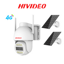 HiVideo 4G H5SA Solar Battery Pan Tilt CCTV Camera | 2x Solar Panels | Works with a Sim Card