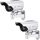 **Pack of 2* Realistic Looking SOLAR Powered Dummy Camera