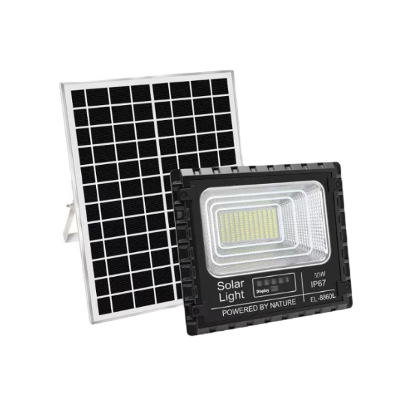 Solar 60W LED Flood Light with remote control