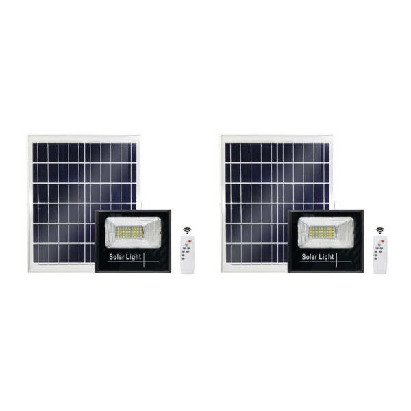 ** Pack of 2** Solar 1200W LED Flood Light with remote control (R2100 Each)
