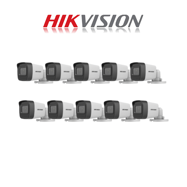 ** Pack of 10 ** Hikvision 2MP IR Bullet Camera , HD1080P, 20M Night Vision (R290 each)