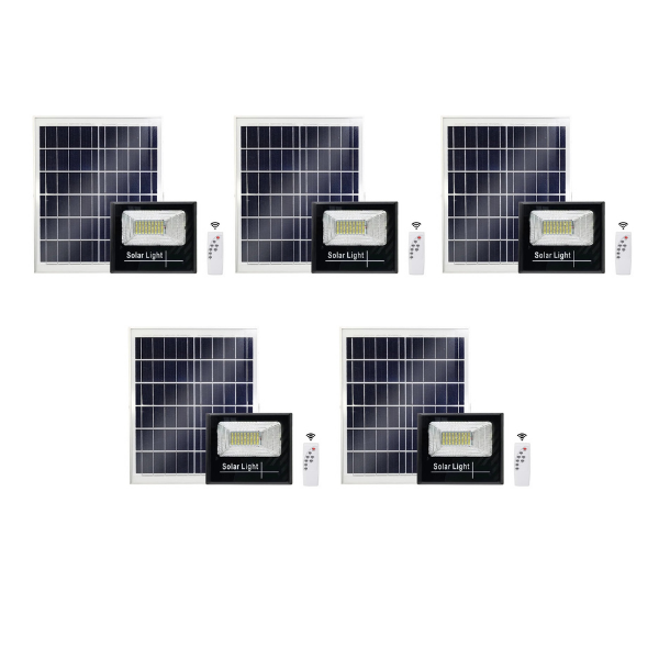 *** Pack of 5 *** Solar 40w LED Floodlight with Remote Control & Day/night switch (R670 each)