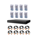 Spy / Nanny Camera system, includes 8 hidden PIR camera's with internet viewing