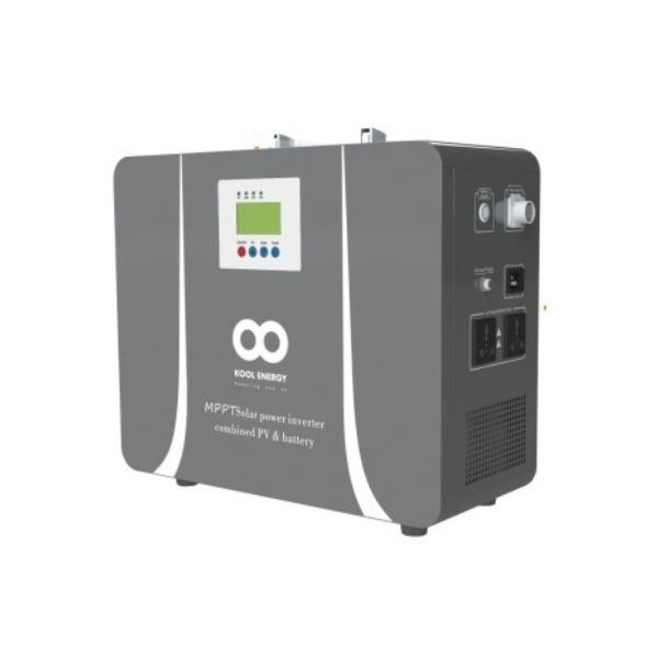 KOOL ENERGY | Hybrid Inverter with 50AH 24 VDC (1280WH) Lithium, Rated power 1000W