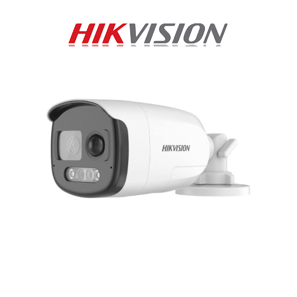Hikvision 1080p Turbo HD ColorVu camera with Alarm and strobe light - Full colour Night vision 40m