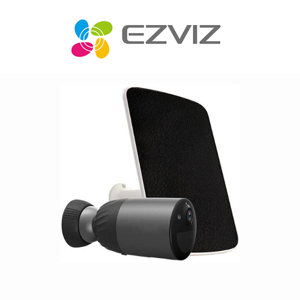 EZVIZ eLife BC1C 1080P Battery Operated WiFi Camera and Solar Panel Kit