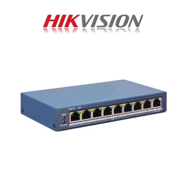 Hikvision 8 Port Fast Ethernet Smart POE | South Africa