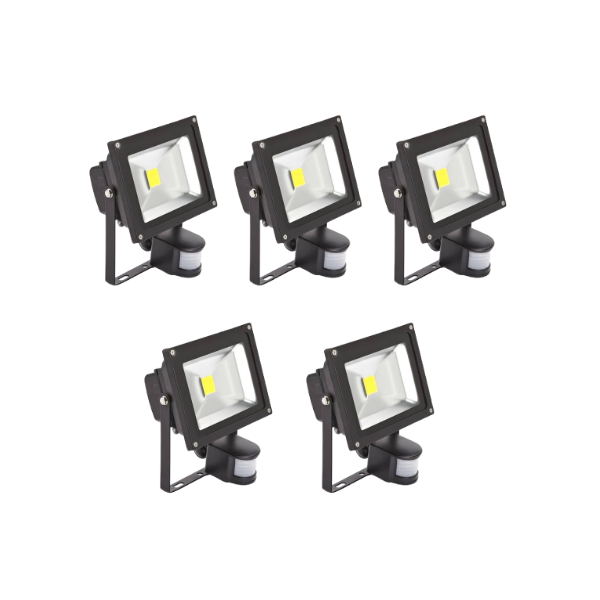 **Pack of 5** 50 Watt LED Floodlight with PIR sensor, Motion activated. ( R525 each )
